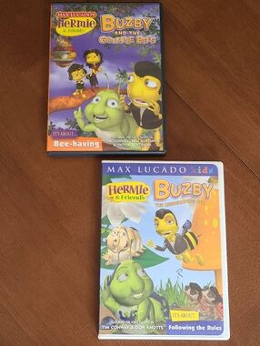 Max Lucado Kids Hermie & Friends Buzby Bee DVD Set - Following Rules & Behaving